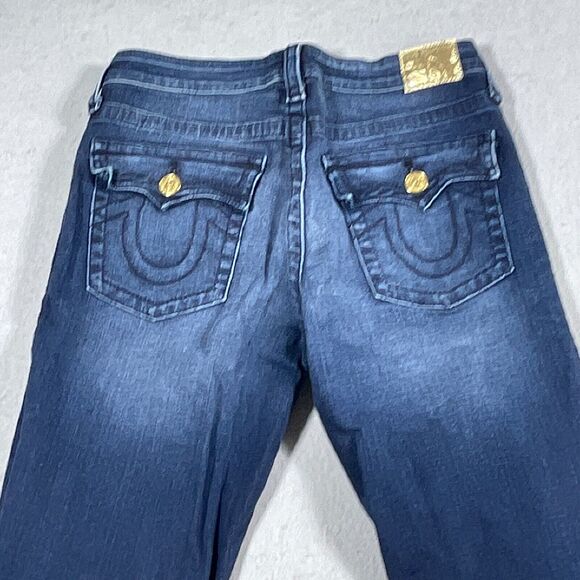 True Religion Jeans Women Size 20 Ankle Denim‎ Geno Straight Slim Stretch - Picture 10 of 12